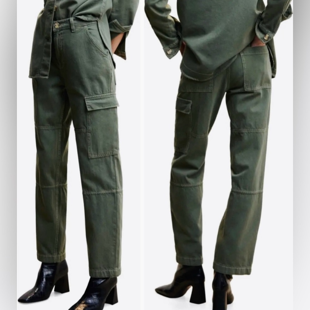 Women’s Green Cargo Pants